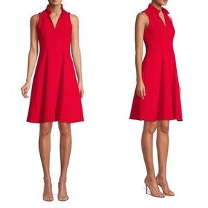 V-neck Black Halo Dress with pockets